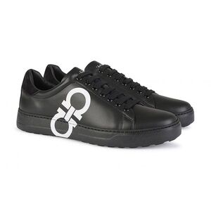 Salvatore Ferragamo Men's Black Sneakers Sz 10.5